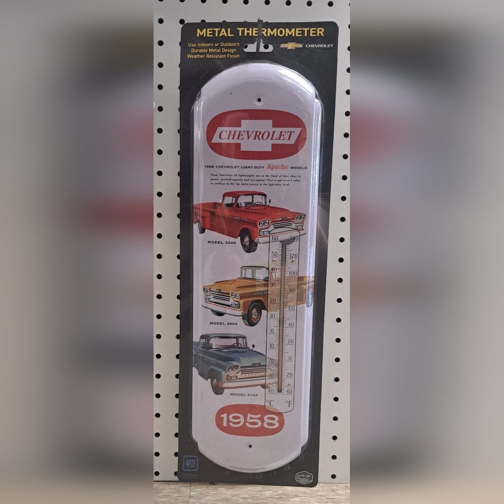 1958 Chevrolet Light-Duty Apache Models Thermometer
